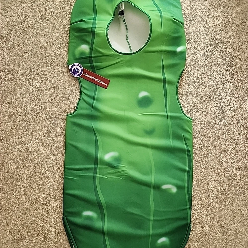 Kids Green Pickle Costume - Classic Novelty Outfit